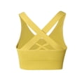 thumbnail image 5 of ibiyuan Sports Bras for Women Strappy Running Supportive High Impact Sports Bra with Sewn in Pads Seamless Breathable Wireless Bra, 5 of 6