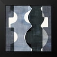 thumbnail image 2 of Wild Apple Portfolio 15x15 Black Modern Framed Museum Art Print Titled - Geometric Deco II BW, 2 of 5