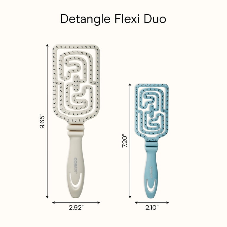 Conair Flexi Head Detangling Brush Set, 2-Count photo 8