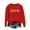 Red c, variant on HAOTAGS Valentine's Women's Sweatshirts, Breathable Heart Prints Comfortable Loose Fit Sweatshirts Pink M