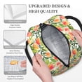 thumbnail image 3 of Rateoe Fruits Peach1 Pattern Lunch Bag Women, Lunch Box, Lunch Bag, Small Leakproof Lunch Tote Large Capacity Reusable Insulated Cooler Lunch Container, 3 of 6