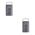 thumbnail image 2 of Soidarity Bomba de aire eléctrica portátil: esencial para los entusiastas del aire libre Portátil Conveniente PP Fácil de gris 1200mA gris 1200mA 2Conjunto, 2 of 6