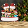 thumbnail image 3 of Adornos de pan de jengibre, decoraciones de alce, decoraciones en miniatura, figuras de pingüino Cinco renos, 3 of 7