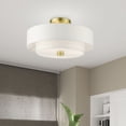 thumbnail image 5 of Livex Lighting - Meridian - 3 Light Semi-Flush Mount in Modern Style - 15 Inches, 5 of 17