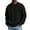 08#Black, variant on Men's Cable Knit Crew Neck Sweater, Long Sleeve Drop Shoulder Solid Color Pullover, Fall Winter Loose Fit Casual Streetwear Top Khaki 2XL