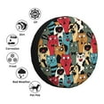 thumbnail image 2 of Kdxio Different Cats 1 for Tire Cover Wheel Protectors Tyre Covers Weatherproof Wheel Covers Universal Fit for Trailer Rv SUV Truck Camper Travel Trailers 16 inch, 2 of 5