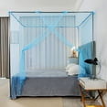 thumbnail image 1 of SUTENGDA Ultra Large Bed Net 1 Openings Screen Netting Bed Canopy Circular Curtain for Single to King Size Beds Easy to Install Hanging Kit, 1 of 10