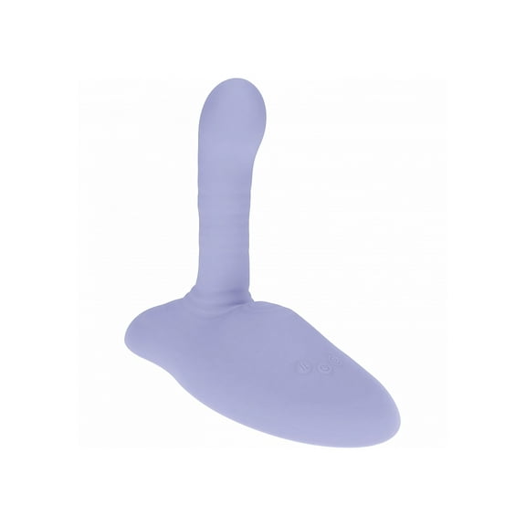 LoveLine Satisfaction Grinder Adjustable Thrusting Pulse Wave G-Spot Vibrator, Purple