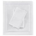 thumbnail image 1 of Madison Park Cotton Polyester Cross Weave Sateen Sheet Set in White, 1 of 7