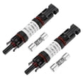 thumbnail image 1 of Uxcell 2Set 25A Soporte de Fusible Solar Inline, Conector Masculino y Femenino Impermeable IP67 con Fusible para Sistema Fotovoltaico Solar, 1 of 7