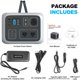 Portable Power Station 500Wh, WattFun Solar Generator - image 6 of 8