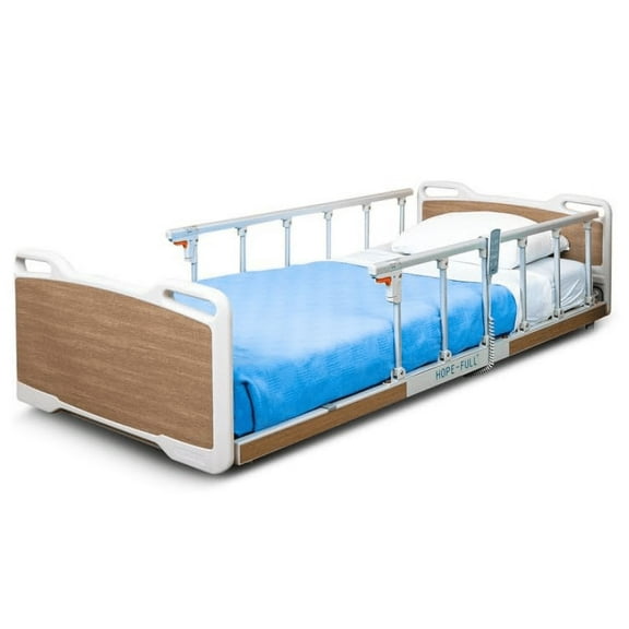 (Model No : LT-5 High and Low 5 Function Full Electric Hospital ICU Bed, Lowest position in The market, Premium Long Term Care Bed and 8 pcs 3 inch Wheels with The individual locking system