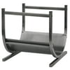Pewter Finish Log Holder