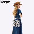 thumbnail image 7 of Wrangler Western Women Crossbody Bucket Purse Large Leather Shoulder Bag with Adjustable Strap, COW-Black, 7 of 7