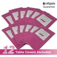 thumbnail image 2 of Allgala 12-Pack Premium Plastic Table Cover Medium Weight Disposable Tablecloth-12PK 54"x108"-Fuschia-TC58211, 2 of 4
