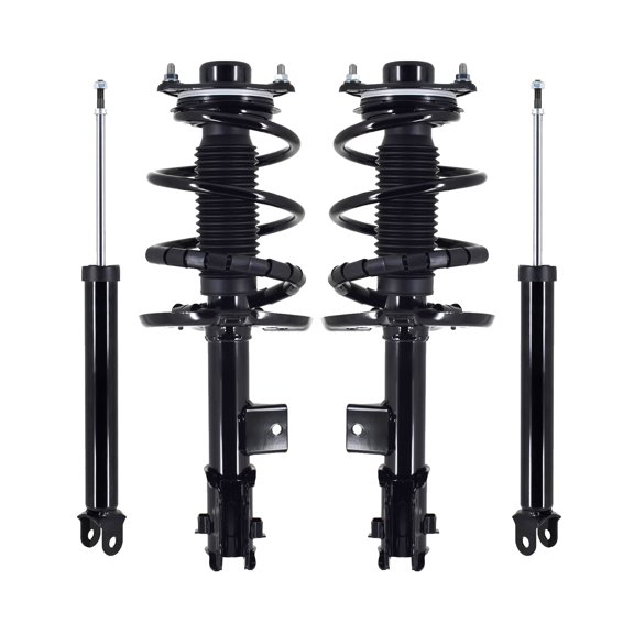 Set of 4 Front Quick Complete Strut-Coil Spring Assembly-Rear Shock Absorber For 2014-2016 KIA Cadenza