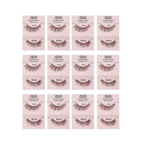 Callas Beau Wing Eyelashes #213 (1 pair x 12 sets)