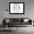 thumbnail image 3 of PHBurchett   24x19 Black Modern Wood Framed Wall Art Titled - Black and White Horse Portrait IV, 3 of 6