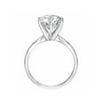 thumbnail image 3 of 3ct  Round Diamond Solitaire Engagement Ring 14K White Gold, 3 of 3