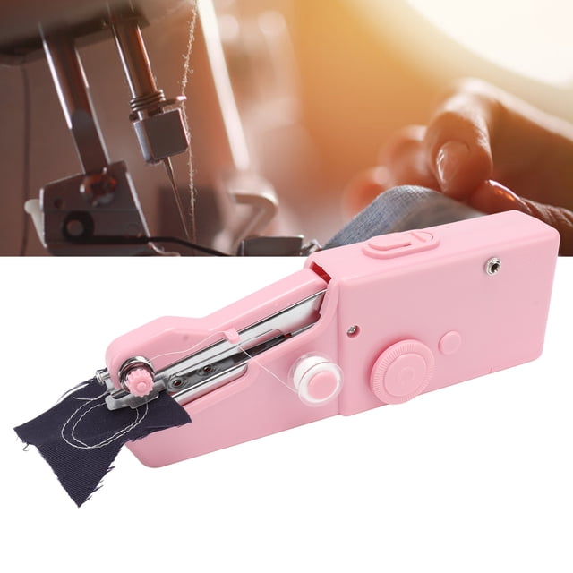 Machine à Coudre Portative à Main, Machine à Coudre Électrique Portative Efficace à Main pour Adultes Débutants et Réparations Rapides à la Maison