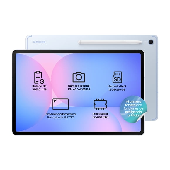 Tablet Samsung Galaxy Tab S10 FE+ 8GB 128 GB Azul