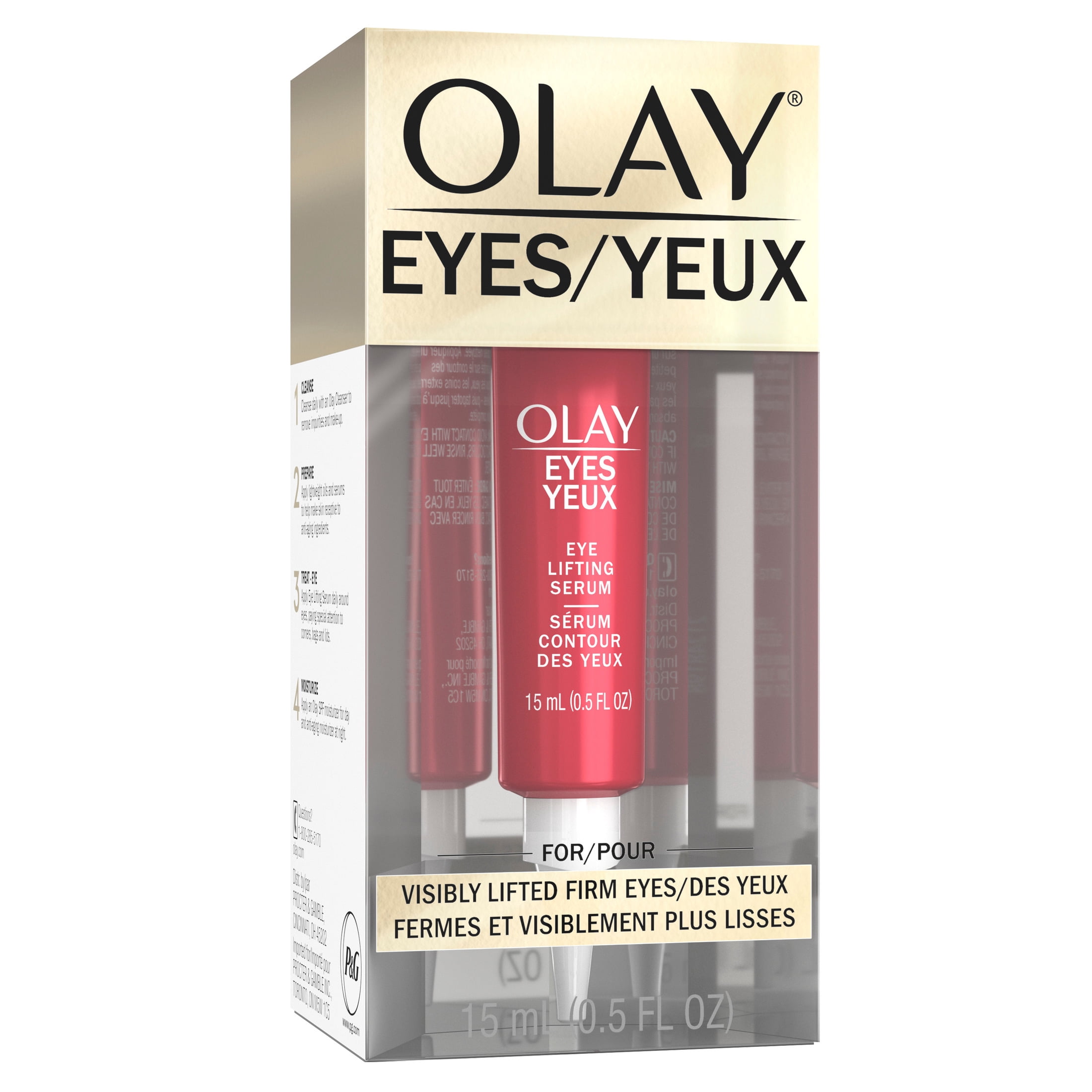 Olay Eye Lifting Serum for Firming & Hydrating, Fragrance-Free, 0.5 fl oz