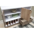 thumbnail image 5 of Furniture of America Marcy Mid-Century Multi-Storage Dining Server, White, 5 of 6