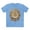 Carolina Blue, variant on Floral Graphic T-Shirt Unisex 100 Cotton Art Design with Antique Flowers Tee 21