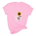 thumbnail image 1 of Birdeem T-Shirt à Manches Courtes Imprimé Mode pour Femmes Hauts Décontractés Amples Blouse Hauts, 1 of 1