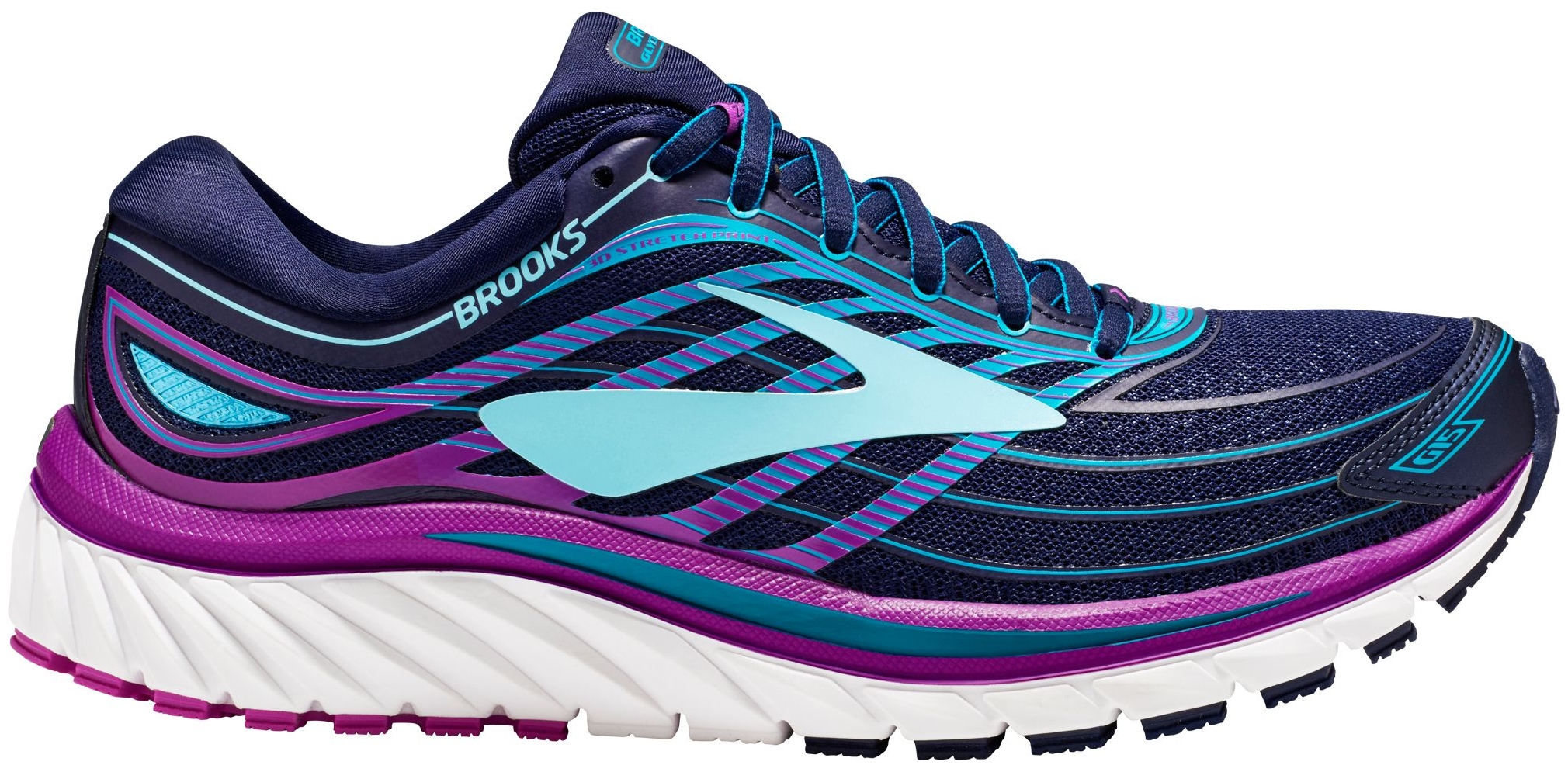 Brooks Women s Glycerin 15 Running Shoes Blue Purple 10.5 Walmart