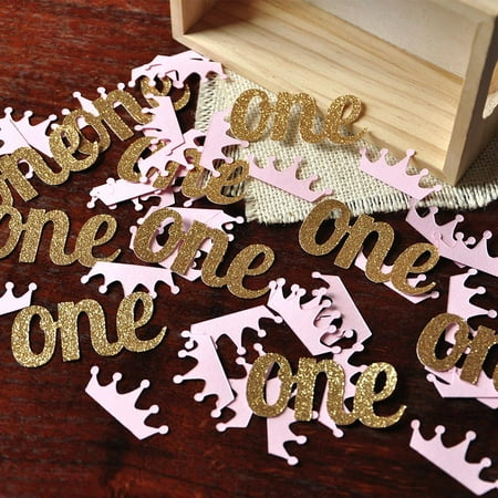 Pink And Gold 1st Birthday Party Decorations Ships In 1 3