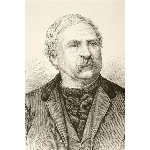 Posterazzi DPI1872534LARGE Ferenc Dek, 1803 à 1876 Homme d'État Hongrois à Partir d'Une Affiche d'Illustration du 19ème Siècle, 22 x 34 - Grand