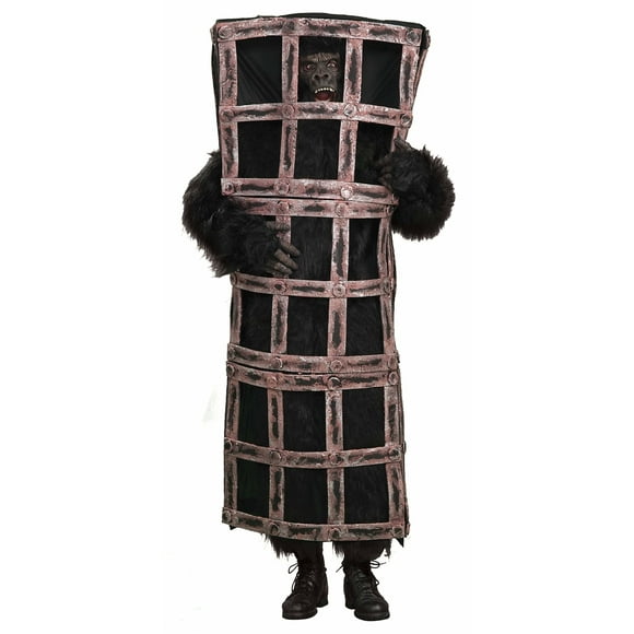 Costume Forum Gorilla In A Cage, marrón, talla única para hombre