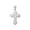 White, variant on Gold Saint Nicholas Greek Orthodox Cross (14K White Gold, Pendant with 22" chain)