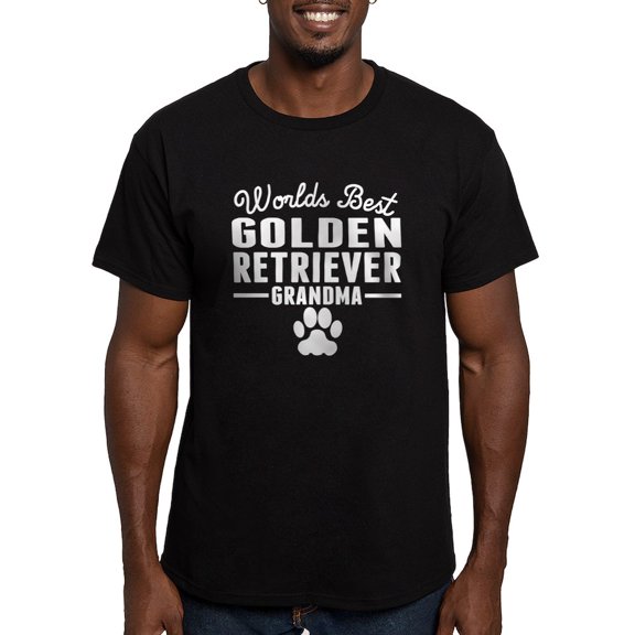 CafePress - World's Best Golden Retriever? Grandma Men's Class - Men's Fitted T-Shirt