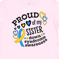 thumbnail image 4 of Inktastic Proud of My Sister Down Syndrome Awareness Boys or Girls Baby T-Shirt, 4 of 5