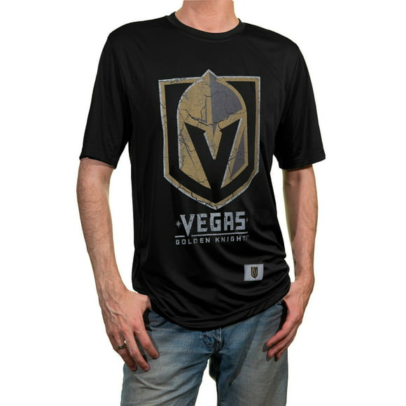 Vegas Golden Knights Short Sleeve Rashguard - Logo en Détresse