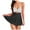 Black, variant on FhsagQ Swimsuit Sets for Women 2 Piece Bikini Women Cutout One Pc Skirt Swimsuit V Neck Wrap Tie Back Swimdress Bathing Suits Women's Swimsuit Sets Crotchless Skinny Women Swimsuit Sets Red Red M