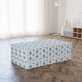 thumbnail image 3 of East Foldable Mattress, Lake Mountains Nature Scenery, 78.7" x 47.2", Dark Turquoise and White, by Ambesonne, 3 of 6