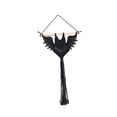 thumbnail image 3 of Macrame Wall Hanging Tapestry Halloween Pattern Handmade for Farmhouse Black 30x50cm, 3 of 9
