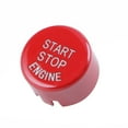 thumbnail image 4 of Car Start Button Cap Engine Ignition Switch Cover Trim start button cap Auto Parts, Replacement for F Series, Red, 4 of 8