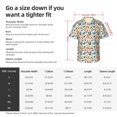thumbnail image 5 of Fuzoiu Travel Elements Print Hawaiian Shirt for Men, Summer Beach Casual Short Sleeve Button Down Shirts, Men’s Beach Summer Shirts with Pocket,3X-Large, 5 of 7