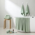 thumbnail image 2 of Beartech 8 Piece Bath Towels Set-2 Bath sheet,2 Hand Towel,4 Washcloths,Soft Lightweight Family Towel Highly Absorbent Microfiber Towel Quickly Dry & Less Lint Shower towel for Bathroom-Green, 2 of 10