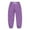 Purple, variant on Wxirdiow Girls Cotton Pants Girls Cargo Pants with Elastic Waist & Multiple Pockets Fashion Casual Joggers for Teen Girls Hot Pink Size,9-10 Years