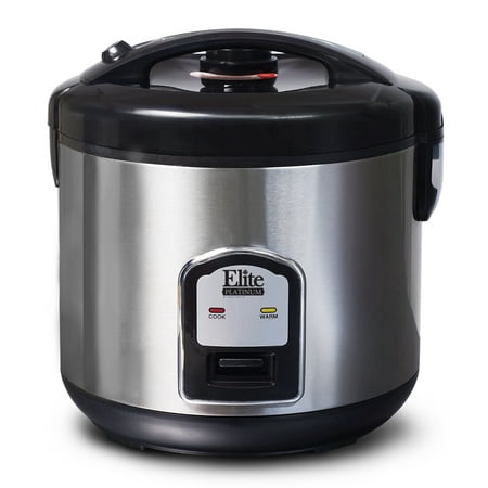 Maxi-Matic 10-Cup Rice Cooker, Stainless Steel