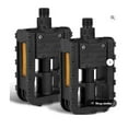 thumbnail image 5 of 1 Pair Folding Bike Pedals Non Slip Flat Wide Platform Mountain Bike Pedals with Reflective Strips Universal Outdoor Cycling Accessory Black, 5 of 7