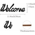 thumbnail image 2 of Laser Cut Basswood Wall Sculpture Art Home Decor Word Wooden Torus Wall 100x300mm, 2 of 9