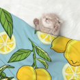 thumbnail image 2 of Yiaed Lemon Print Dog Blankets-Cat Blanket Washable for Couch Protection,Puppy Blanket, Soft Plush Reversible Throw Furniture Protector-, 2 of 8