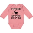 thumbnail image 3 of Inktastic Hunting Future Hunter Like Dad Boys or Girls Long Sleeve Baby Bodysuit, 3 of 5