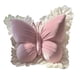 thumbnail image 1 of Cojín decorativo con forma de mariposa para sofá, ideal para fotos. Cojín lumbar con soporte para la espalda. Rosa, 1 of 9